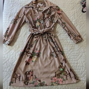 Leslie Fay original Chinoiserie dress